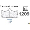 Plaquettes avant racing Carbone Lorraine - Triumph 675 Daytona 2009-2016