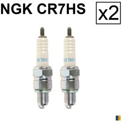 2 bougies NGK CR7HS - Honda CM 125 Custom 1982-1999