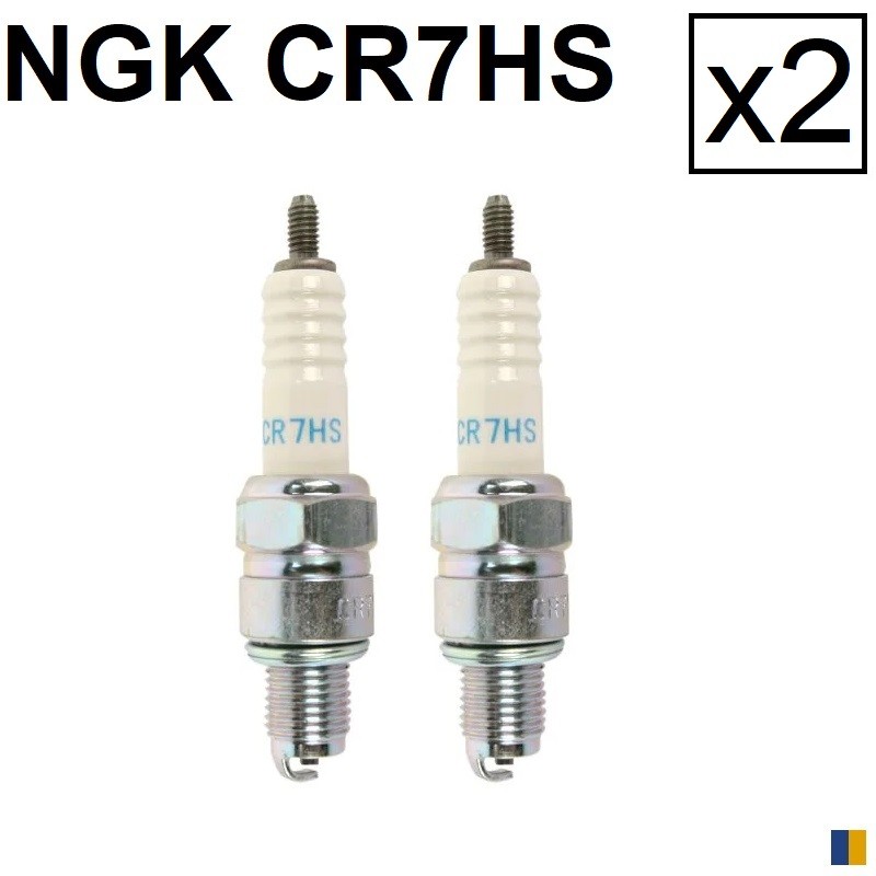2 bougies NGK CR7HS - Honda CM 125 Custom 1982-1999
