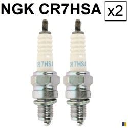 2 bougies NGK CR7HSA - Yamaha XVS 125 Dragstar 2000-2004
