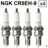 Lot de 4 bougies d'allumage NGK type CR8EH-9
