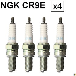 Lot de 4 bougies d'allumage NGK type CR9E