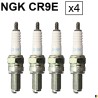 Lot de 4 bougies d'allumage NGK type CR9E