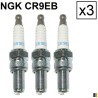Set of 3 spark plugs NGK type CR9EB