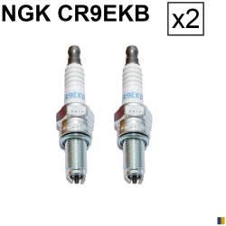 Lot de 2 bougies d'allumage NGK type CR9EKB