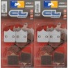 Plaquettes Carbone Lorraine frein avant - Benelli TNT 1130 Café Racer 2005-2013 Plaquettes Carbone Lorraine frein avant - Benelli TNT 1130 Café Racer 2005-2013