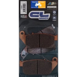 Carbone Lorraine front brake pads - Harley Davidson XL 883 C Sportster Custom 2004-2013