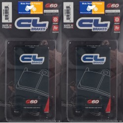 Plaquettes Carbone Lorraine racing de frein avant - Aprilia RSV4 1000 RR 2015-2020