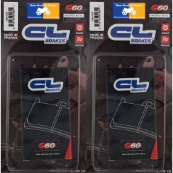 Plaquettes racing Carbone Lorraine de frein avant - Yamaha YZF-R7 1999-2002