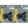 Plaquettes AP Racing de frein arrière - 350 Quadro 4 2016-2018