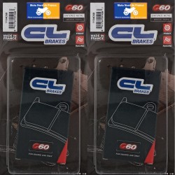 Plaquettes racing Carbone Lorraine frein avant - Honda CBR 600 RR sans ABS 2005-2016