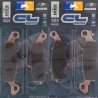 Plaquettes Carbone Lorraine frein avant - Kawasaki VN 1700 Classic /Tourer 2009-2014 Plaquettes Carbone Lorraine frein avant - Kawasaki VN 1700 Classic /Tourer 2009-2014