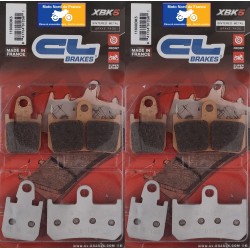 Plaquettes Carbone Lorraine de frein avant - Yamaha YZF-R1 2007-2014