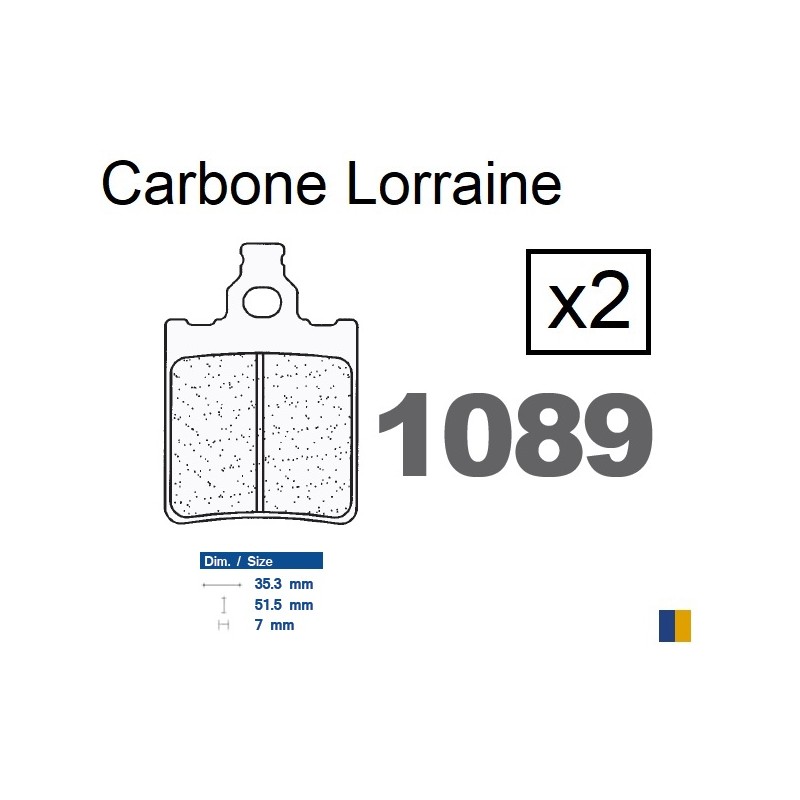 Tylne klocki hamulcowe Carbone Lorraine dla KTM 65 SX 2000-2003