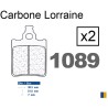 Pastiglie freno posteriori Carbone Lorraine - KTM 65 SX 2000-2003 Pastiglie freno posteriori Carbone Lorraine - KTM 65 SX 2000-2003