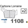 Plaquettes Carbone Lorraine de frein arrière - BMW G 450 SMR 2009-2010