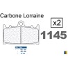 Pastillas de freno traseras Carbone Lorraine para Suzuki VL 1500 Intruder Legendary Classic 2002-2003