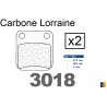 Pastillas de freno traseras Carbone Lorraine para Sachs 50 Madass 4T 2006-2009
