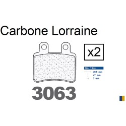 Pastiglie freno Carbone Lorraine tipo 3063 SC