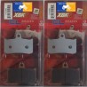 Carbone Lorraine front brake pads - Honda RS 250 R 1993-2002 Carbone Lorraine front brake pads - Honda RS 250 R 1993-2002
