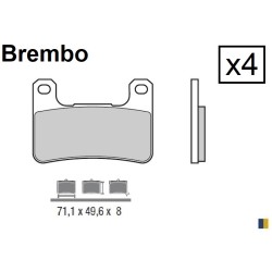 Plaquettes Brembo SA de frein avant - Suzuki GSX-R 600 / 750 2004-2010