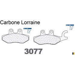 Pastiglie freno Carbone Lorraine tipo 3077 MSC