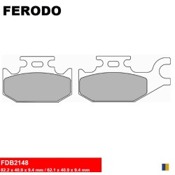 Pastiglie freno semimetalliche Ferodo tipo FDB2148EF