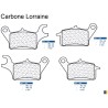 Pastillas de freno delanteras Carbone Lorraine para Yamaha 125 Tricity 2014-2019