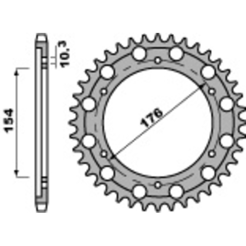 Couronne acier PBR type 4562 Couronne acier PBR type 4562