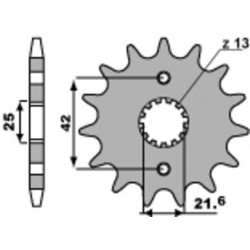 Zestaw łańcucha 530 - Suzuki SV 1000 N 2003-2007