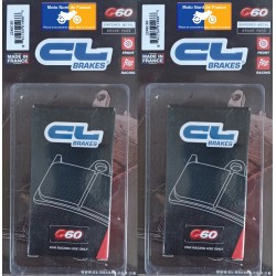 Carbone Lorraine racing remblokken vooraan voor Suzuki GSX-R 750 1986-1993