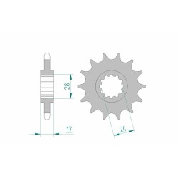 Kettingset 525 - Honda CB 600 F Hornet 1998-2006