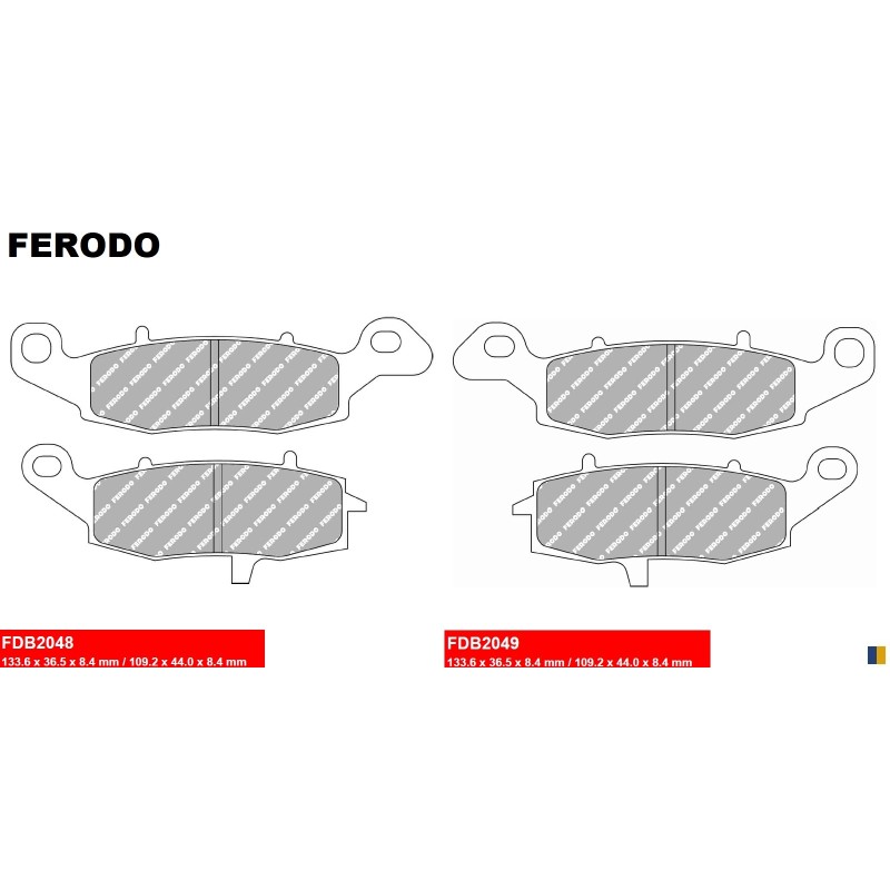 Pastiglie freno anteriore Ferodo per Suzuki GSF 650 Bandit N/S /ABS 2005-2006 Pastiglie freno anteriore Ferodo per Suzuki GSF 650 Bandit N/S /ABS 2005-2006