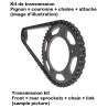 Kit chaîne 525 - Suzuki 750 GSXR 2011-2017