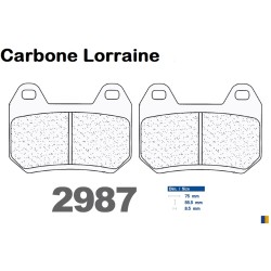 Plaquettes Carbone Lorraine de frein arrière - BMW R1200 CL 2003-2004