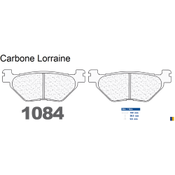 Carbone Lorraine remblokken achter - 1084 RX3