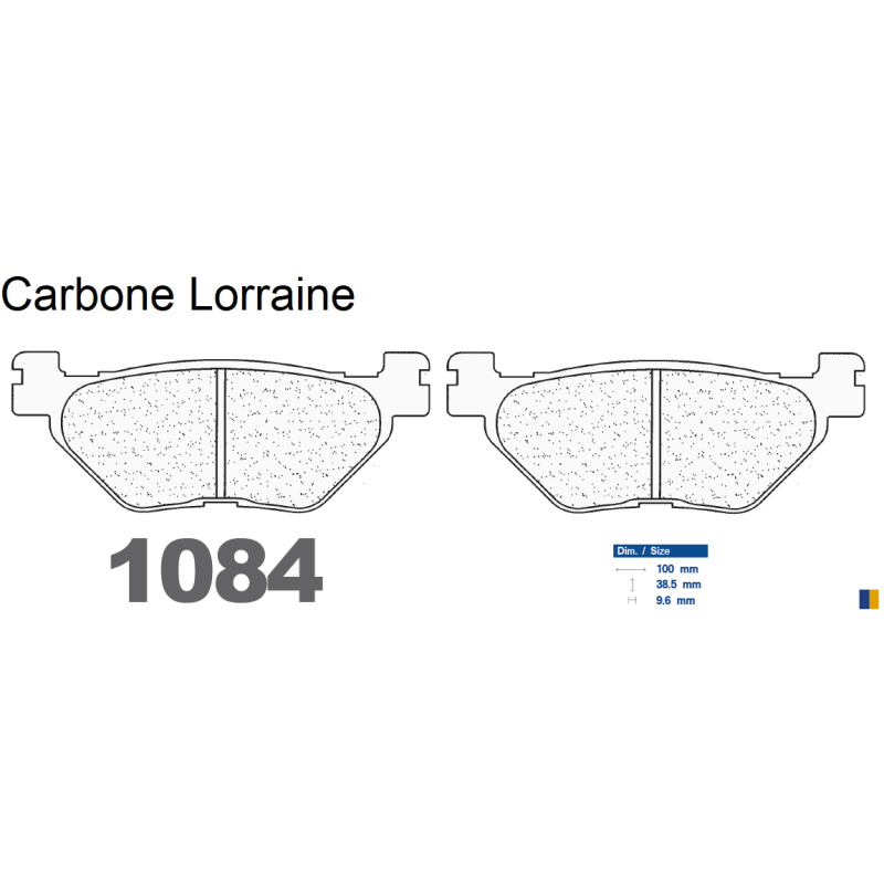 Carbone Lorraine remblokken achter - 1084 RX3 Carbone Lorraine remblokken achter - 1084 RX3