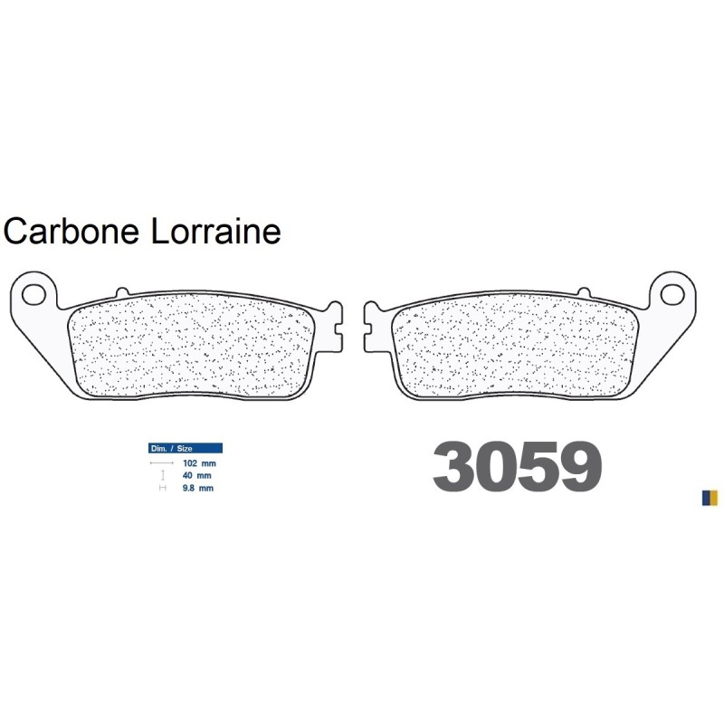 Carbone Lorraine bromsbelägg - 3059 MSC Carbone Lorraine bromsbelägg - 3059 MSC