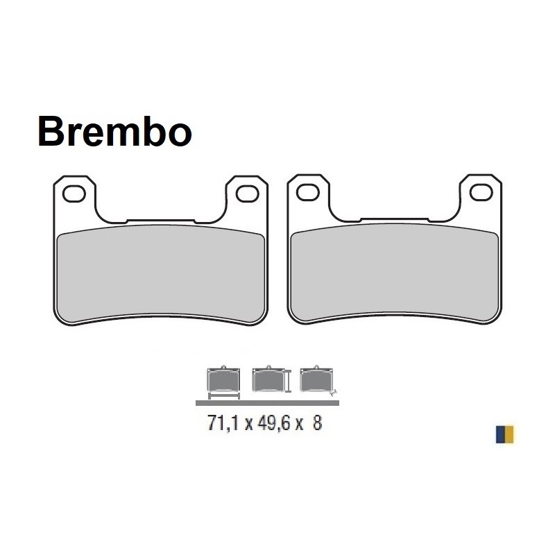 Brembo SA front brake pads type 07SU27SA Brembo SA front brake pads type 07SU27SA