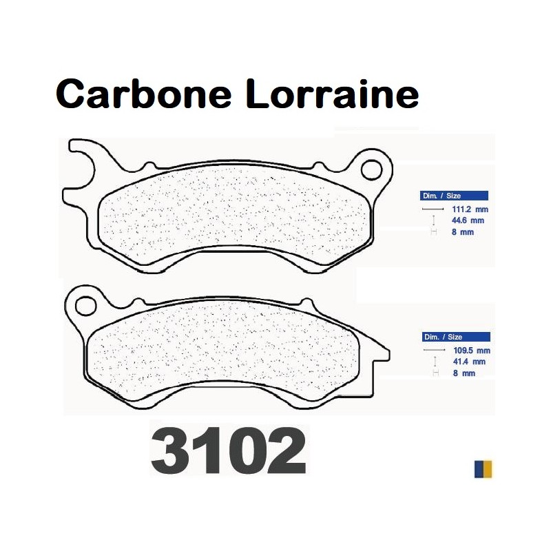 Carbone Lorraine bromsbelägg - 3102 MSC Carbone Lorraine bromsbelägg - 3102 MSC