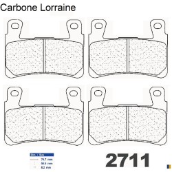 Carbone Lorraine front brake pads - Harley Davidson 1200 XR 2008-2010
