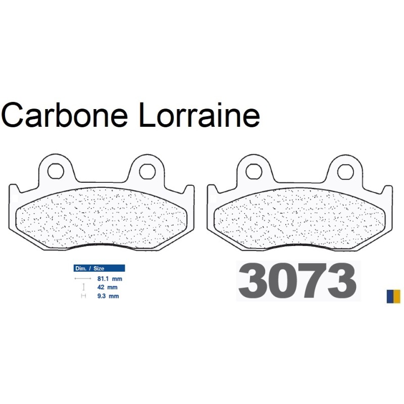 Pastillas de freno delanteras Carbone Lorraine - Honda SES 125 / 150 Dylan 2002-2007 Pastillas de freno delanteras Carbone Lorraine - Honda SES 125 / 150 Dylan 2002-2007