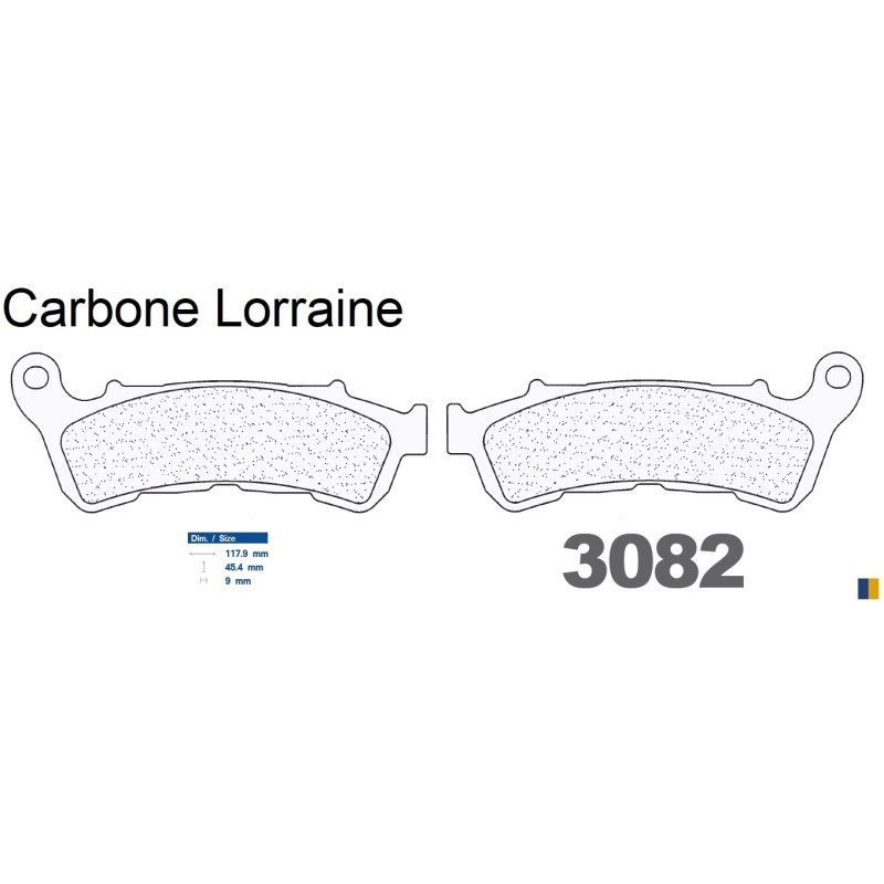 Carbone Lorraine bromsbelägg - 3082 MSC Carbone Lorraine bromsbelägg - 3082 MSC