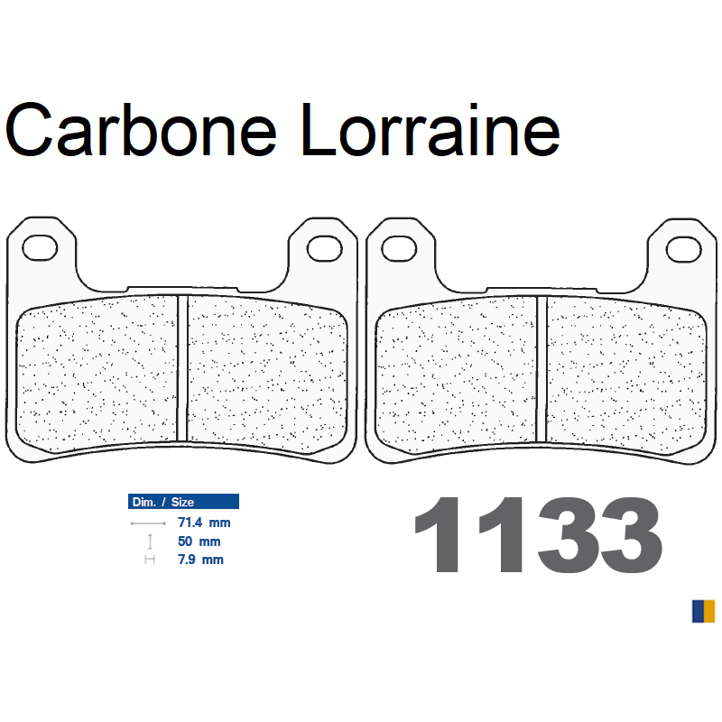 Pastillas de freno Carbone Lorraine - 1133 XBK5 Pastillas de freno Carbone Lorraine - 1133 XBK5