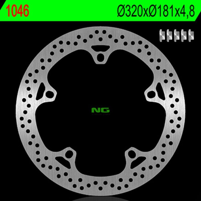 NG bromsskiva fram för BMW R 1200 RT ABS 2005-2018