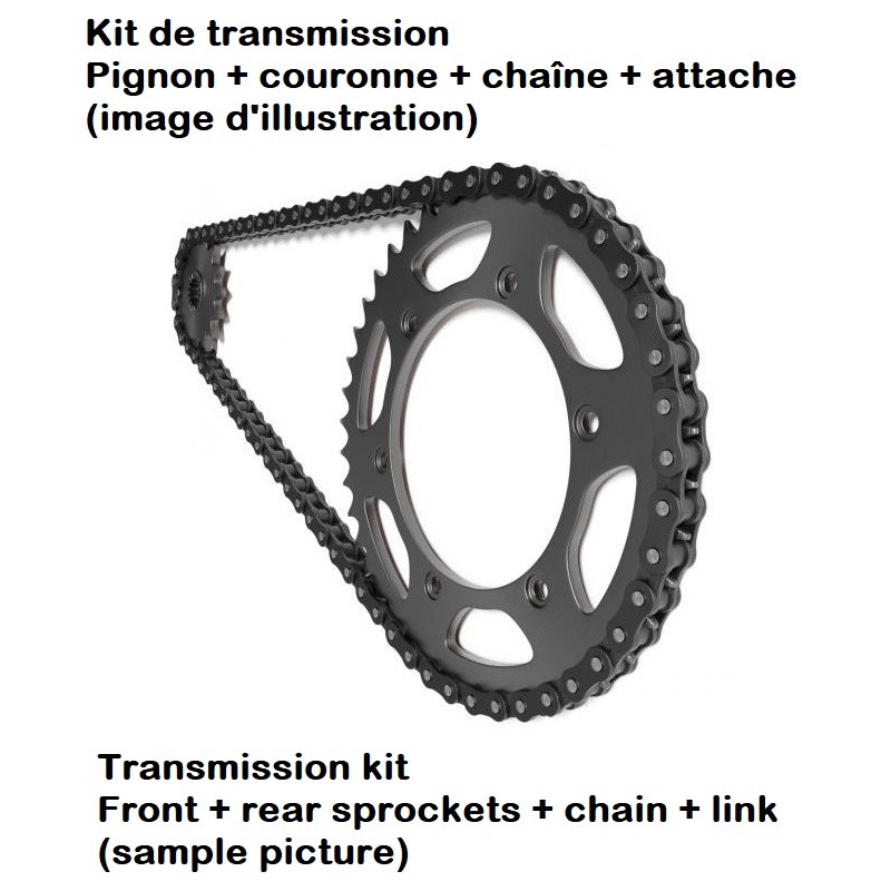 Kit chaîne 520 - HM CRE-F 250 / 300 X 2008-2016 Kit chaîne 520 - HM CRE-F 250 / 300 X 2008-2016