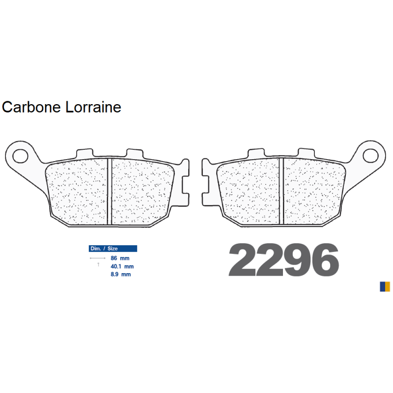Carbone Lorraine Bremsbeläge - 2296 RX3 Carbone Lorraine Bremsbeläge - 2296 RX3