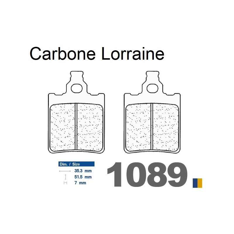 Carbone Lorraine Bremsbeläge - 1089 RX3 Carbone Lorraine Bremsbeläge - 1089 RX3