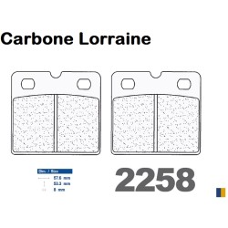 Carbone Lorraine bromsbelägg bak - 2258 A3+