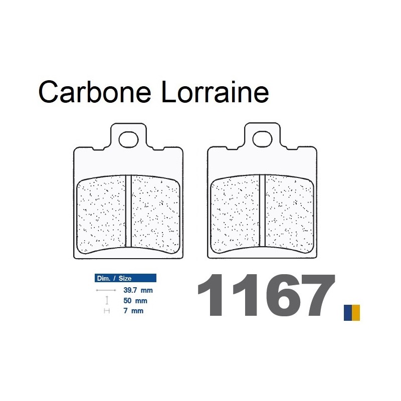 Carbone Lorraine Bremsbeläge - 1167 RX3